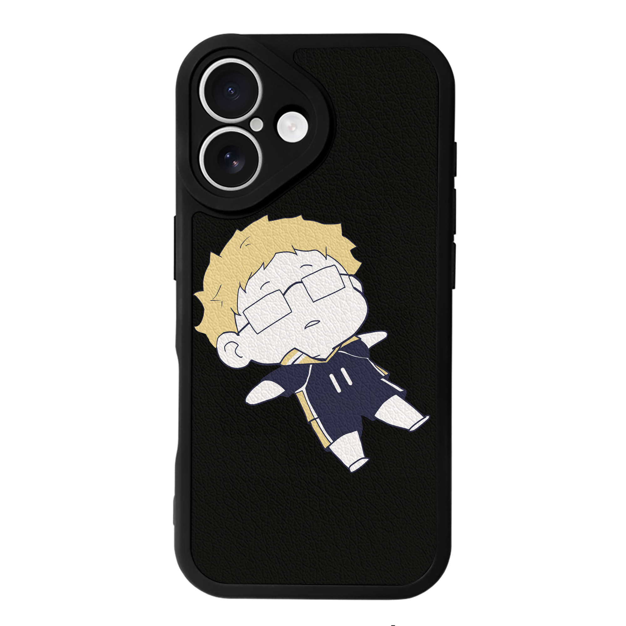 （画像用） ハイキュー!! Haikyu!! 【iPhone 16シリーズ対応】シリコンスマホケース（レザー調） 材質：シリコン